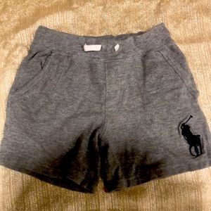 Grey 3T polo shorts